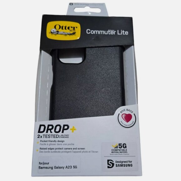 Brand New In Box Samsung Galaxy A23 5G OtterBox Commuter Lite Case - Black - Picture 1 of 8